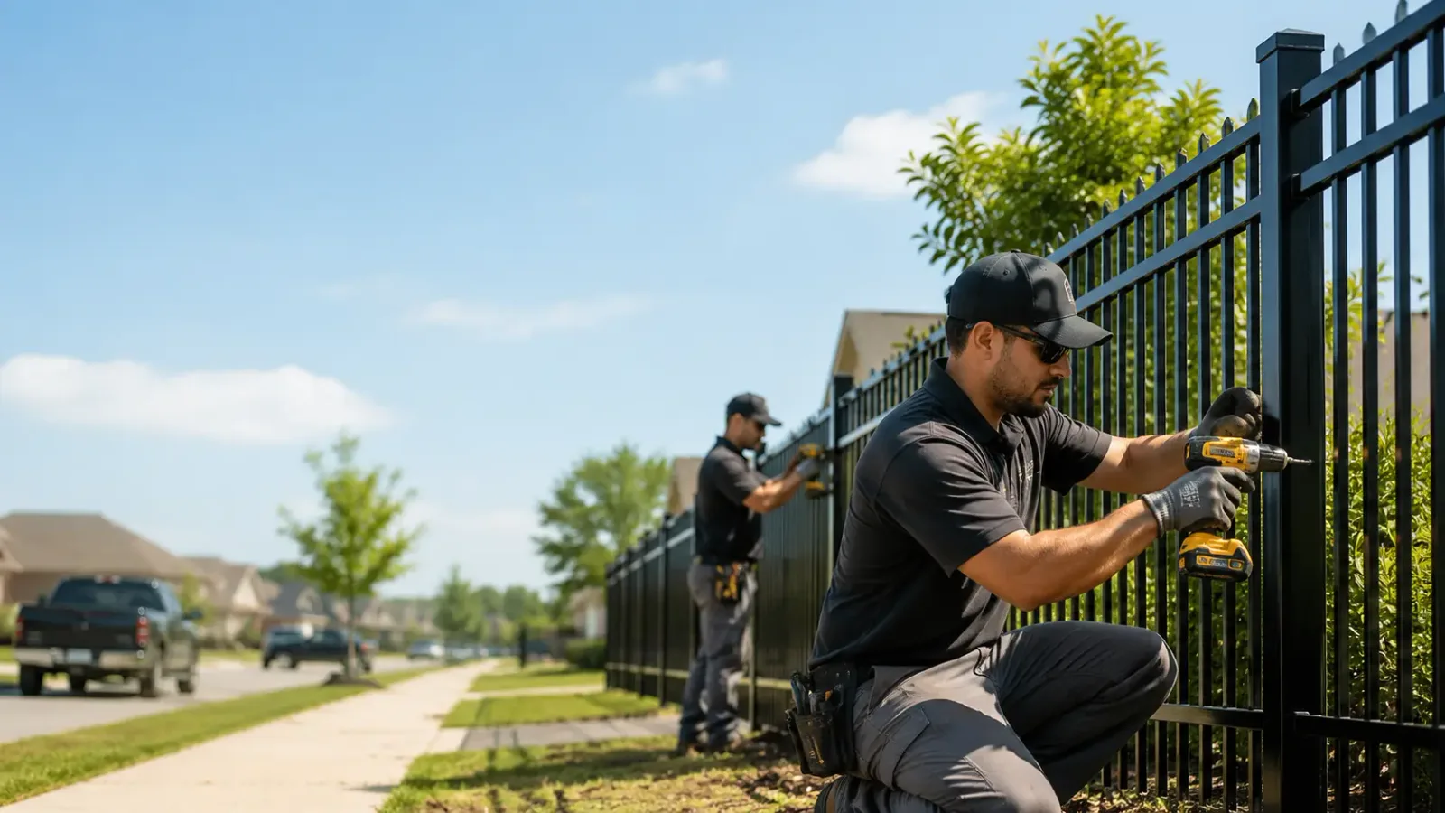 Metal Fence Installation in Cabot, PA
